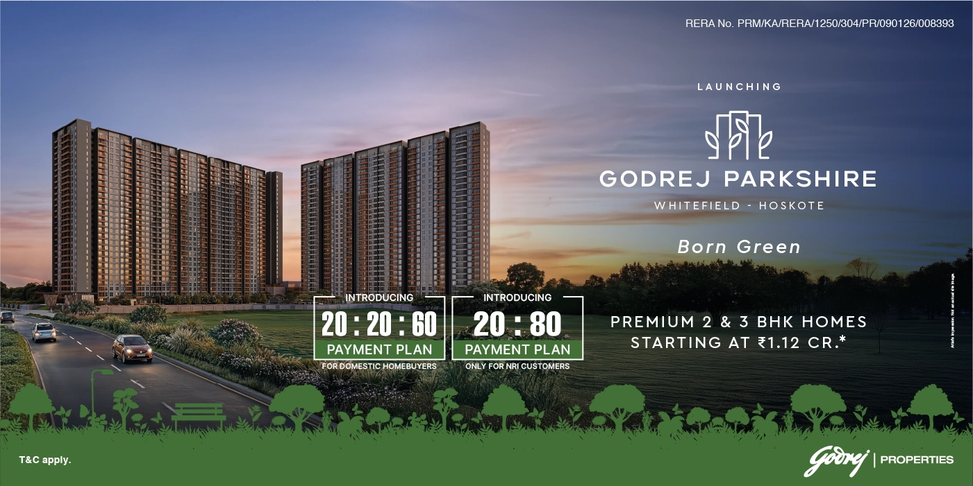 Godrej Parkshire, Godrej Parkshire Hoskote, Godrej Parkshire Bangalore, Godrej Parkshire Price, Godrej Parkshire Floor Plan, Godrej Parkshire Brochure, Godrej Properties Hoskote